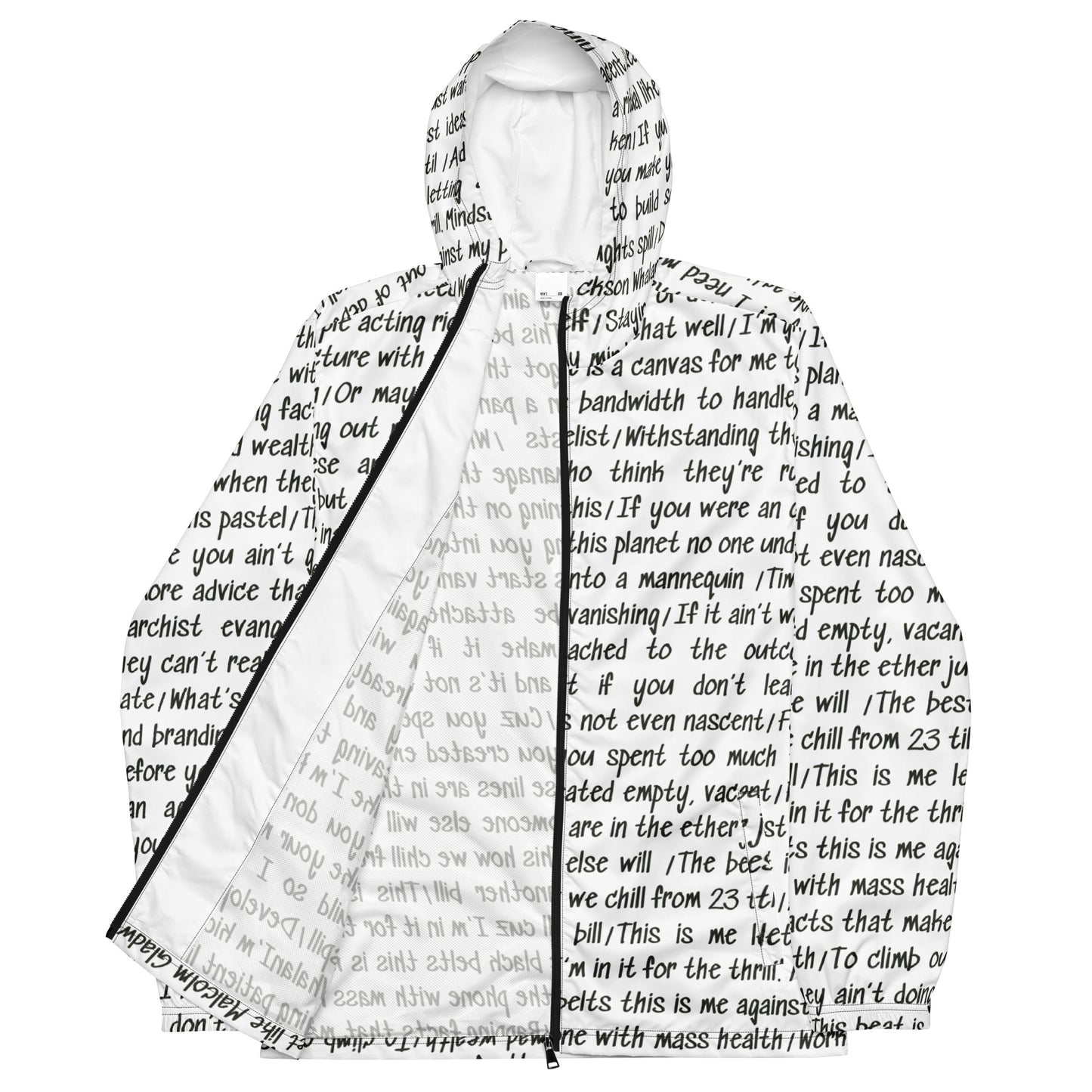 Mindset Lyric Windbreaker