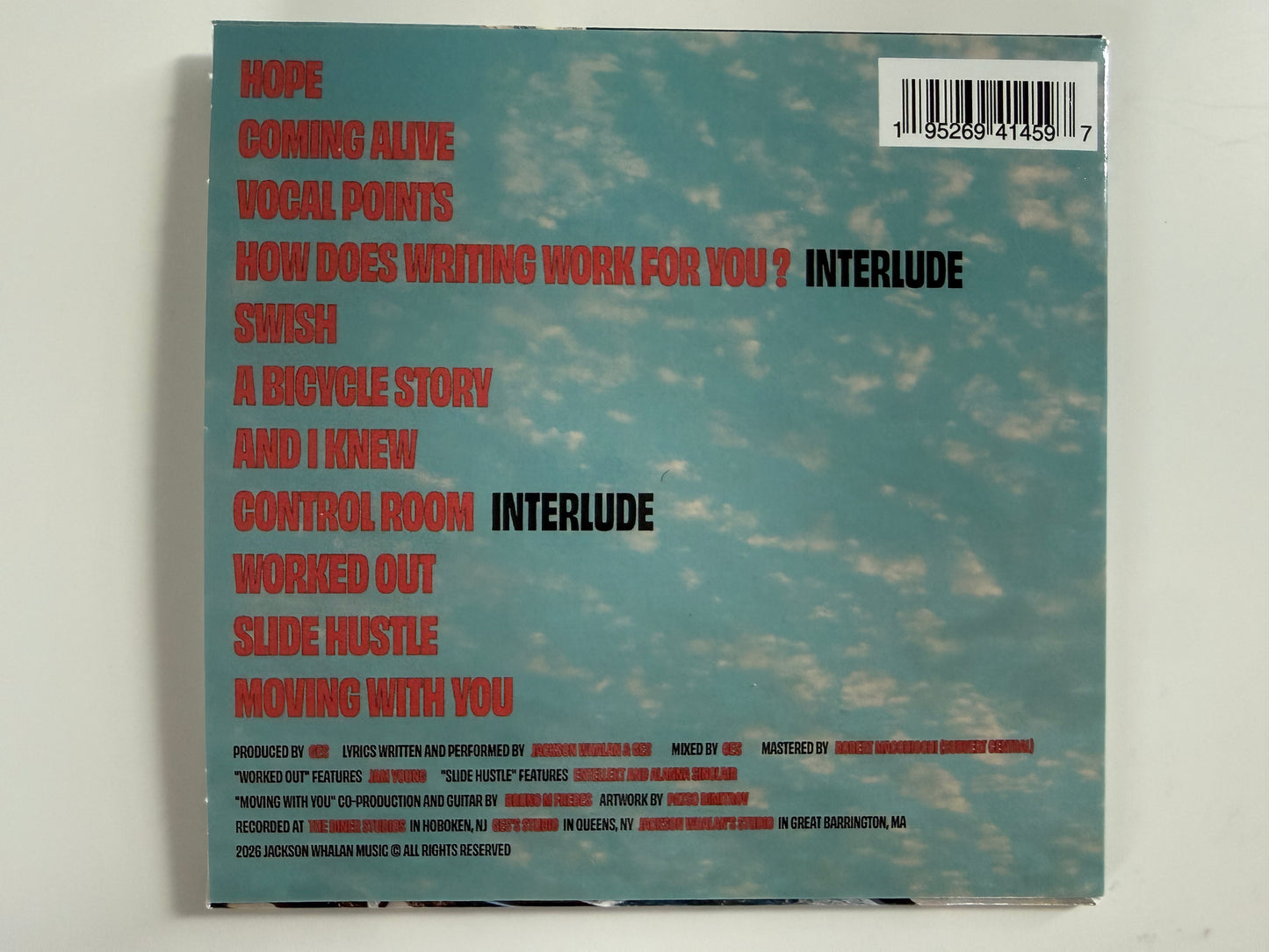 Limited Edition Vocal Points Signed CD