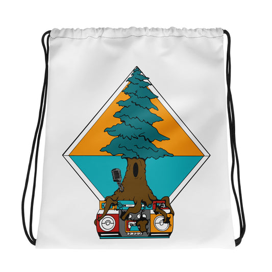 Hip Hop From the Woods Drawstring bag