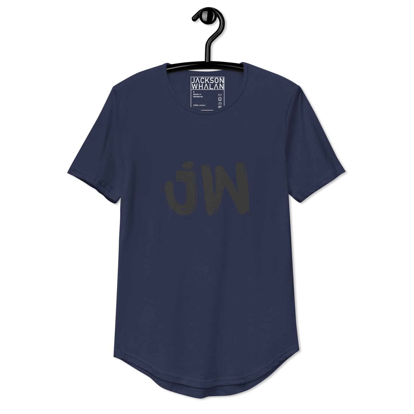 JW Graffiti Logo Curved Hem T-Shirt