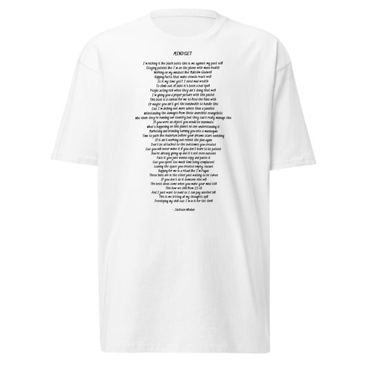 Mindset Lyric T-Shirt | White